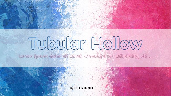 Tubular Hollow example